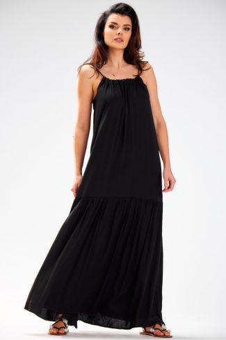 Black Daydress in Day Dresses with Polyester and Viscose