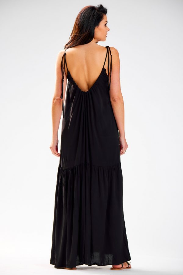 Black Daydress in Day Dresses with Polyester and Viscose