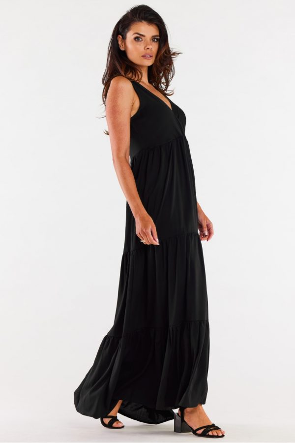 Black Daydress in Day Dresses with Polyester and Viscose