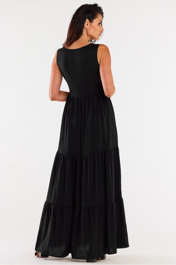 Black Daydress in Day Dresses with Polyester and Viscose