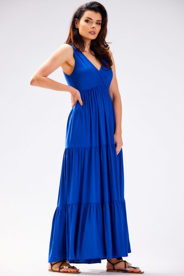 Blue Daydress in Day Dresses with Polyester and Viscose