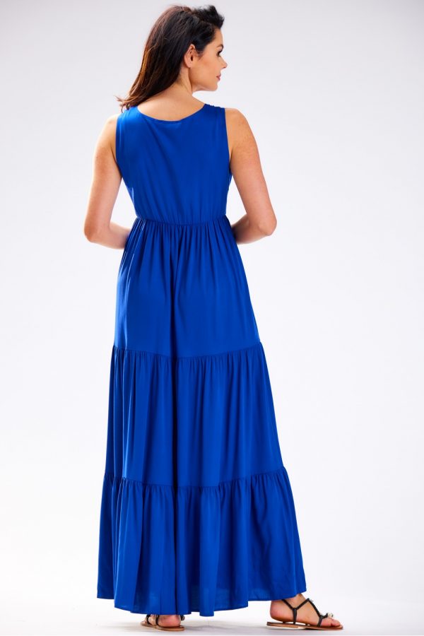 Blue Daydress in Day Dresses with Polyester and Viscose
