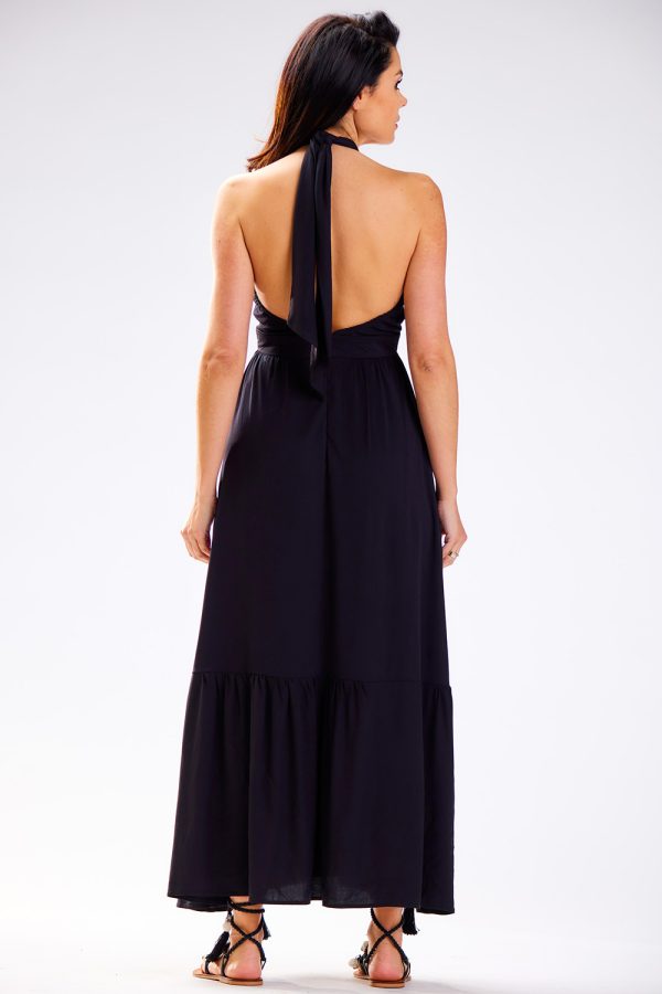 Black Daydress in Day Dresses with Polyester and Viscose