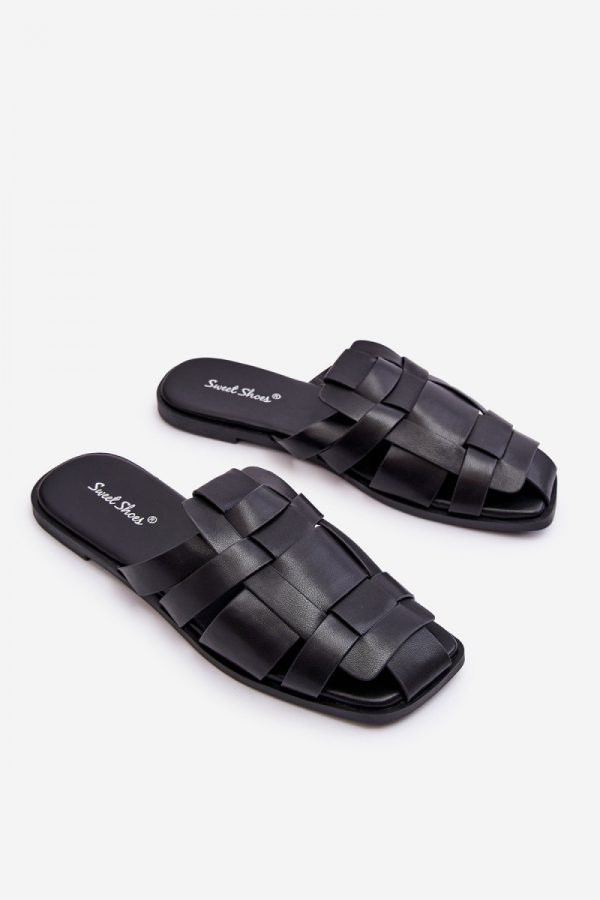 Black Flip-flops in Sandals & Flip-Flops For Women with Fabric, Footbed and Heel Height