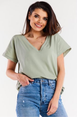green Blouse model 181269 Infinite You