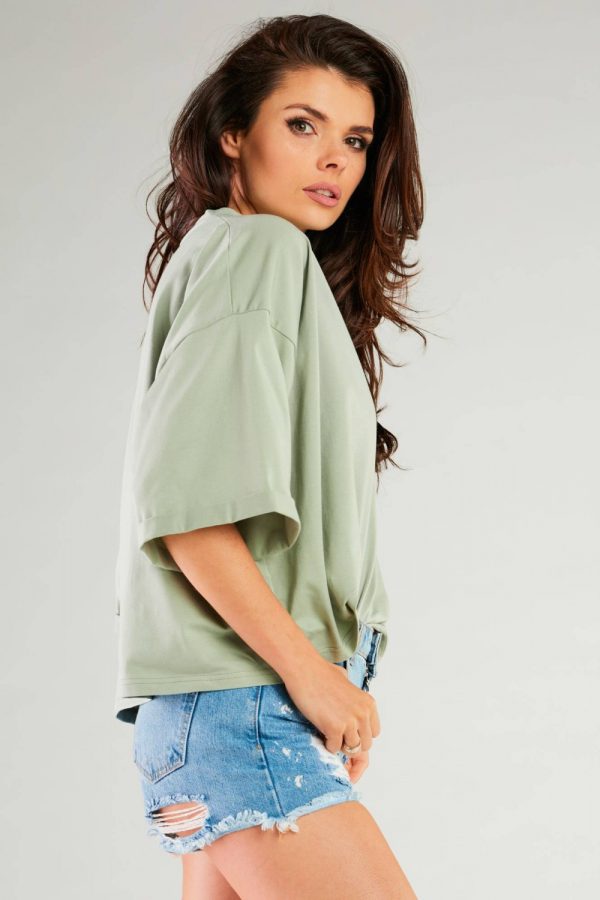 green Blouse model 181272 Infinite You