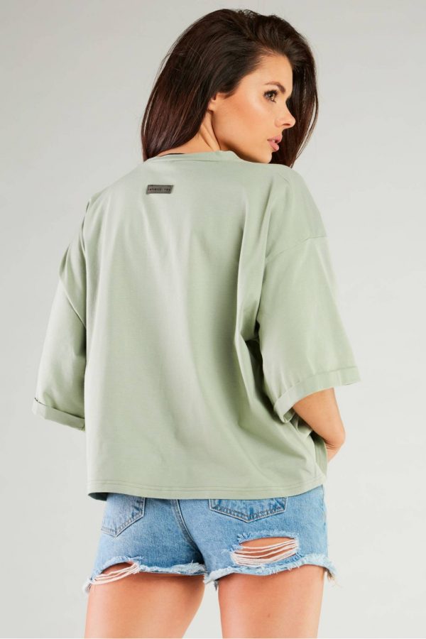 green Blouse model 181272 Infinite You