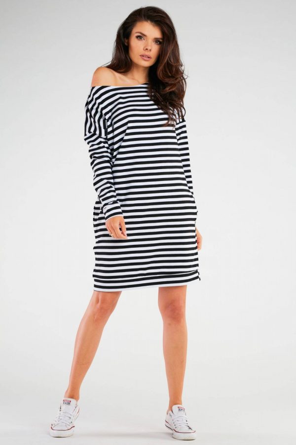 Black Daydress in Day Dresses with Cotton and Lycra