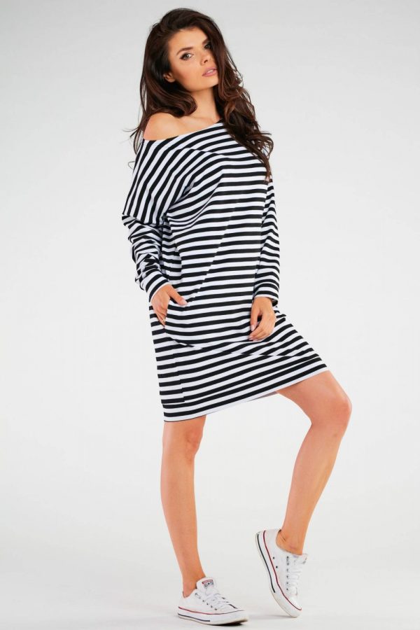 Black Daydress in Day Dresses with Cotton and Lycra