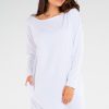 White Daydress in Day Dresses with Cotton and Lycra