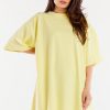 Yellow Daydress in Day Dresses with Cotton and Lycra
