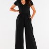 Black Suit in Playsuits For Women with Cotton and Lycra