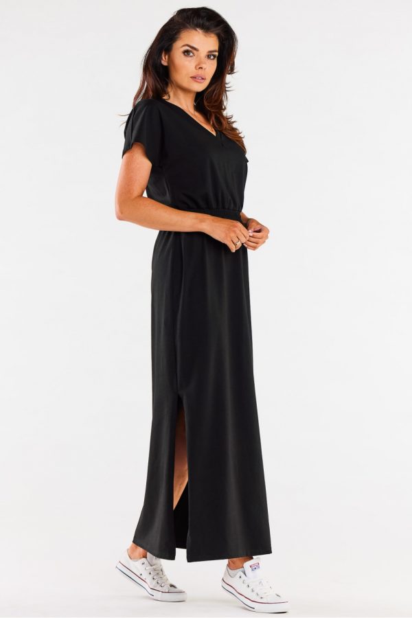 Black Daydress in Day Dresses with Cotton and Lycra
