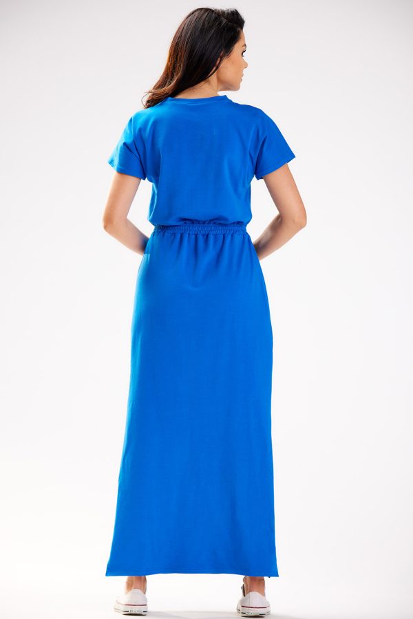 Blue Daydress in Day Dresses with Cotton and Lycra