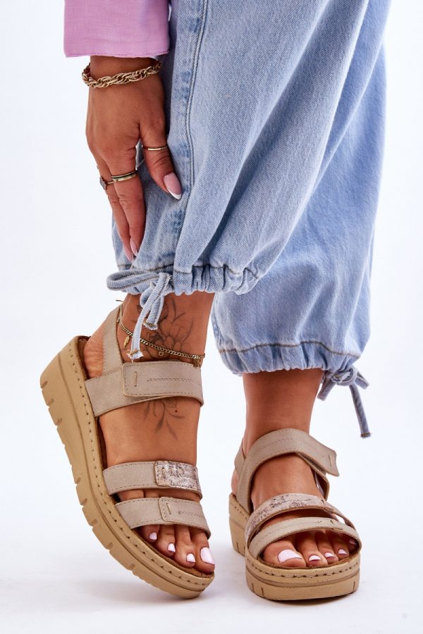beige Buskin model 181422 Step in style