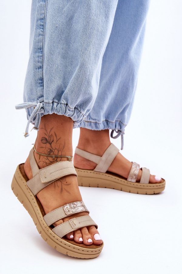 beige Buskin model 181422 Step in style