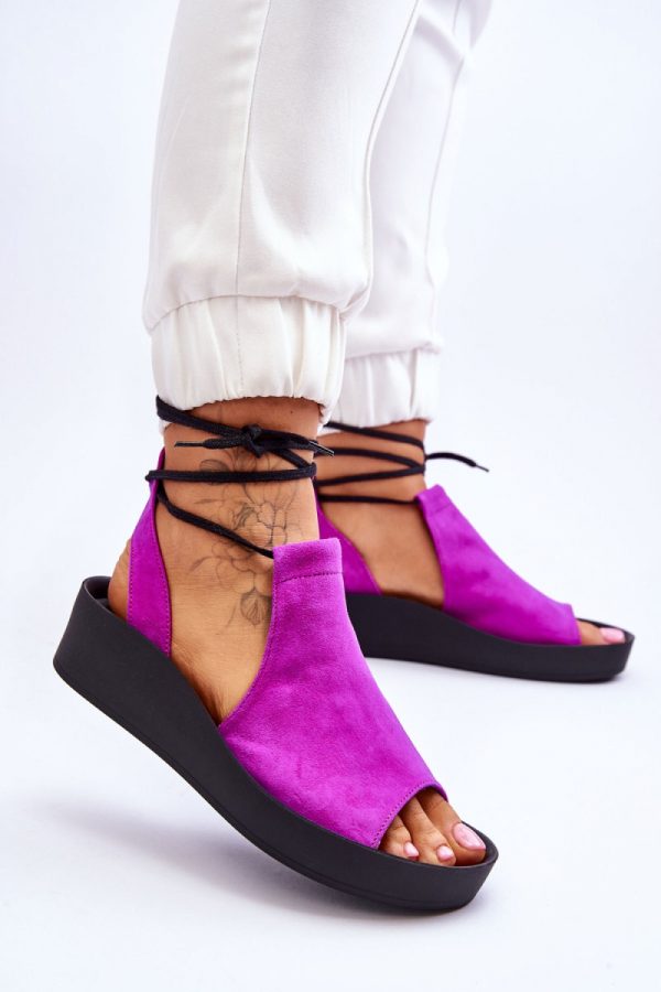 Violet Buskin in Sandals & Flip-Flops For Women with Fabric, Footbed, Heel Height and Platform Height