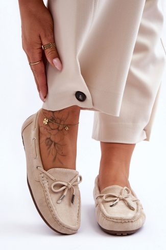 beige Mocassin model 181827 Step in style