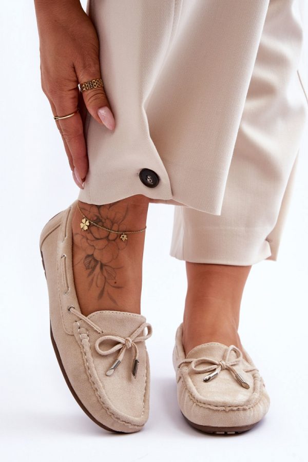 beige Mocassin model 181827 Step in style