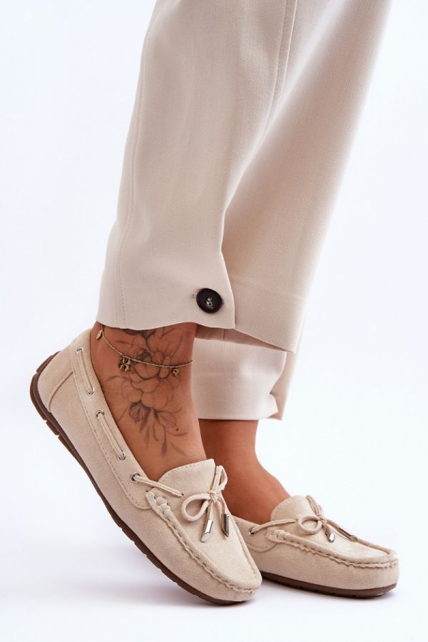 beige Mocassin model 181827 Step in style