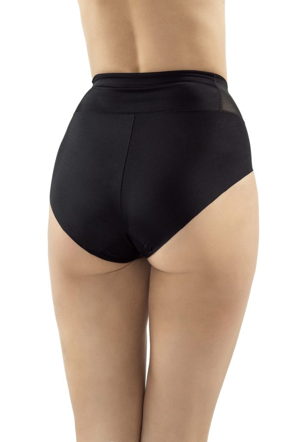 Black Panties in Seamless, Shaping, Slimming Panties, Thongs with Spandex and Polyamide