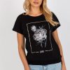 Black Blouse in Women`s Blouses, Tunics with Cotton and Spandex