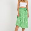 Green Skirt in Skirts with Viscose