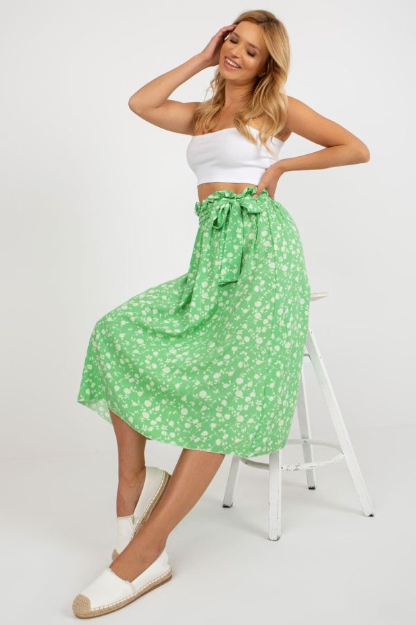 Green Skirt in Skirts with Viscose