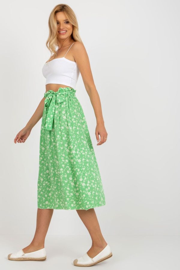 Green Skirt in Skirts with Viscose