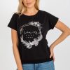 985589 Black Blouse in Women`s Blouses, Tunics with Cotton and Spandex