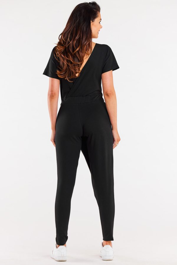 Black Suit in Pants, Trousers, Shorts with Cotton and Lycra
