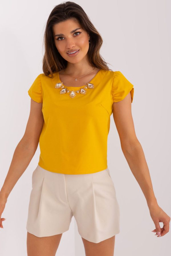 yellow Blouse model 182273 Lakerta