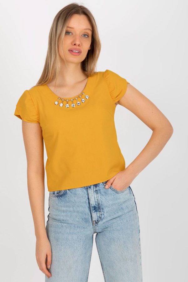yellow Blouse model 182275 Lakerta