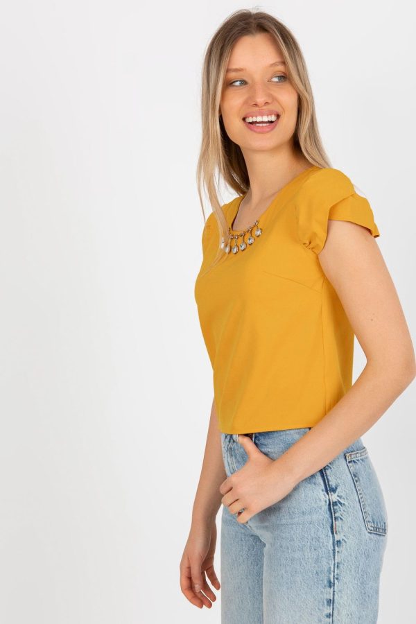 yellow Blouse model 182275 Lakerta