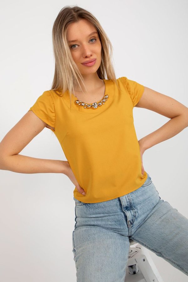 yellow Blouse model 182276 Lakerta