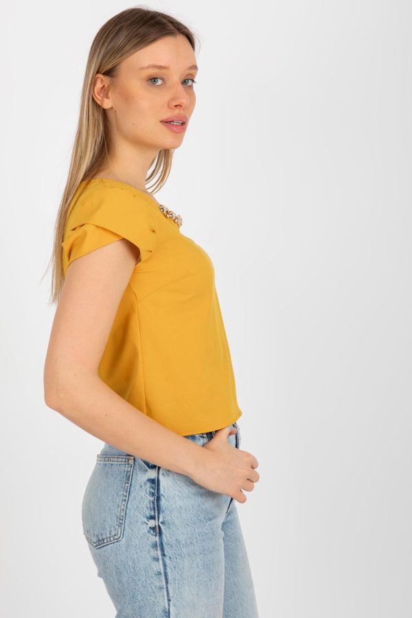yellow Blouse model 182276 Lakerta