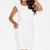 beige Daydress model 43726 Figl
