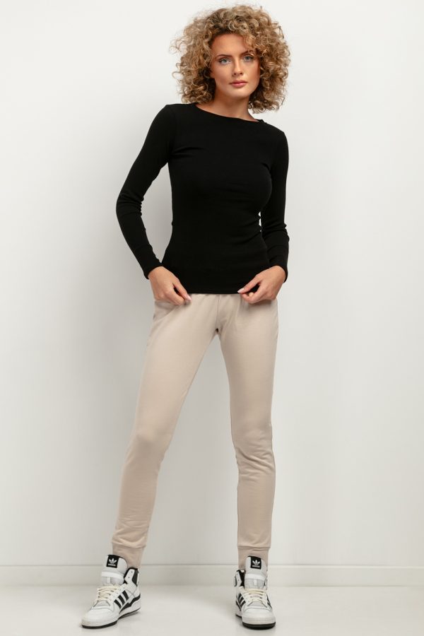 Black Blouse in Women`s Blouses, Tunics with Cotton and Spandex