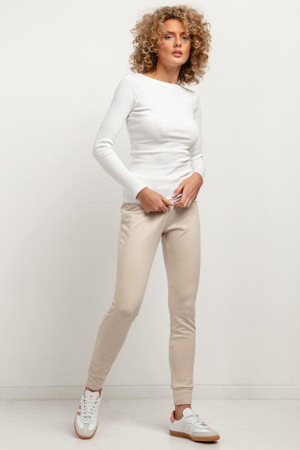 White Blouse in Women`s Blouses, Tunics with Cotton and Spandex