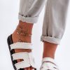 White Flip-flops in Sandals & Flip-Flops For Women with Fabric, Footbed and Platform Height