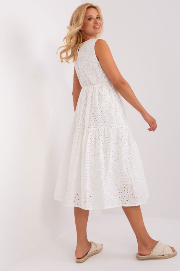 White Daydress in Day Dresses with Cotton