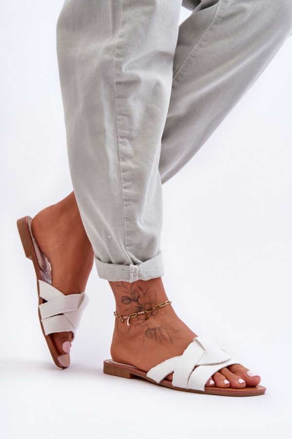 white Flip-flops model 183490 Step in style