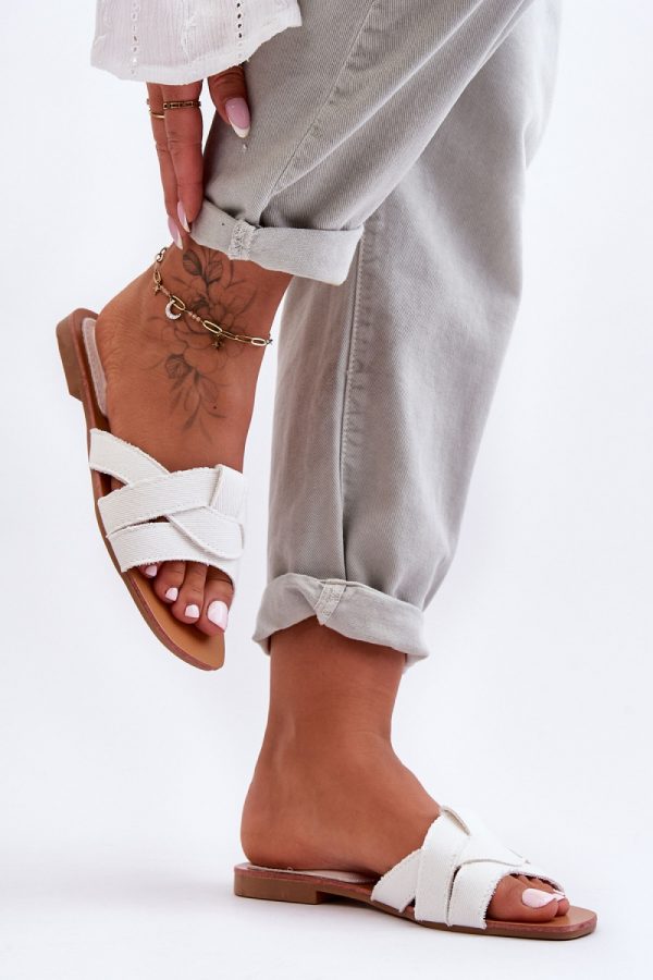 white Flip-flops model 183490 Step in style
