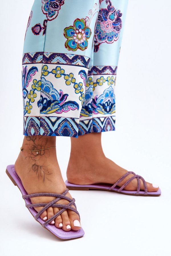 violet Flip-flops model 183619 Step in style