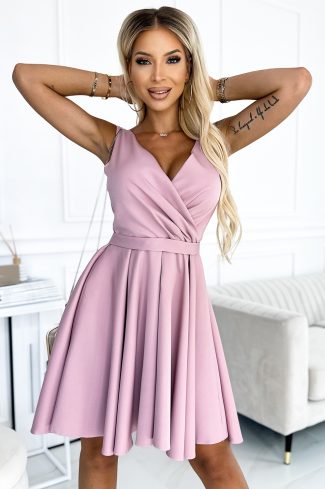 Pink Cocktail Dress in Formal Dresses, Cocktail Dresses with Spandex and Polyester