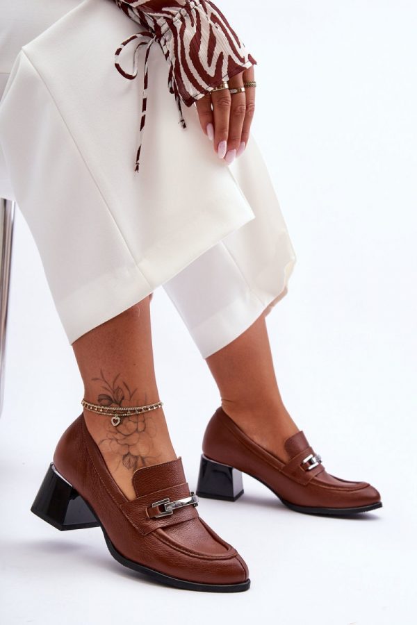 brown Heel pumps model 184006 Step in style