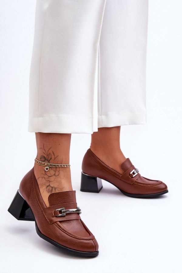 brown Heel pumps model 184006 Step in style