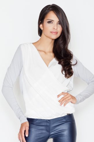 grey Blouse model 43829 Figl