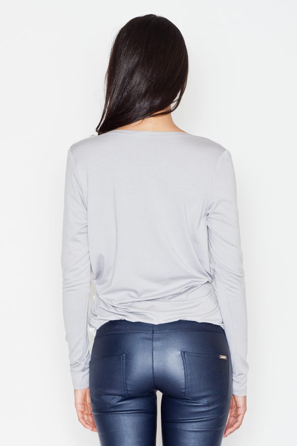 grey Blouse model 43829 Figl