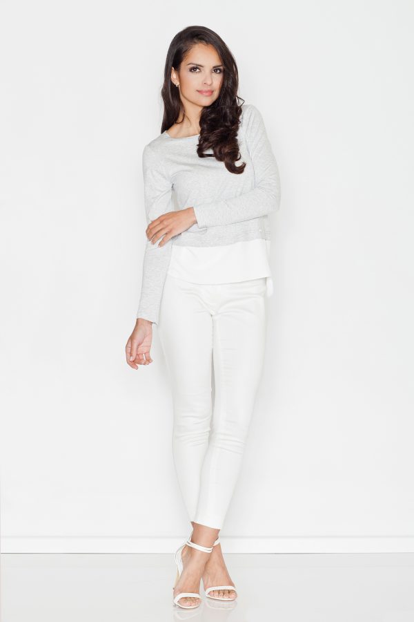 grey Blouse model 43832 Figl